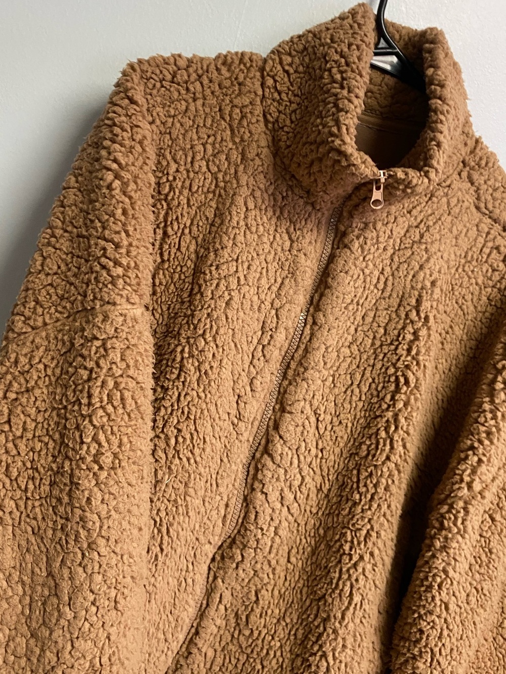 COMFY COZY TEDDY BEAR STYLE JACKET COAT - LARGE - Picture 4 of 8